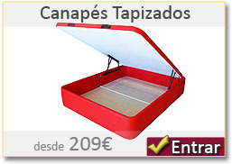 canap&eacute;s tapizados