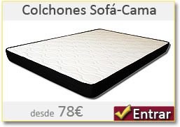colchones para sof&aacute; cama