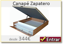 canap&eacute;s zapateros