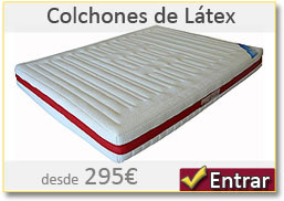 colchones de l&aacute;tex